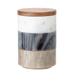 Bloomingville Gatherings Jar with Lid Multi-color Marble