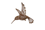 London Ornaments Hummingbird Filigree Garden Wall/Fence Decor with a vintage rusty finish 37x39cm