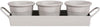 Garden Trading Set of 3 Pots on a Tray Crafted in Powder Coated Steel