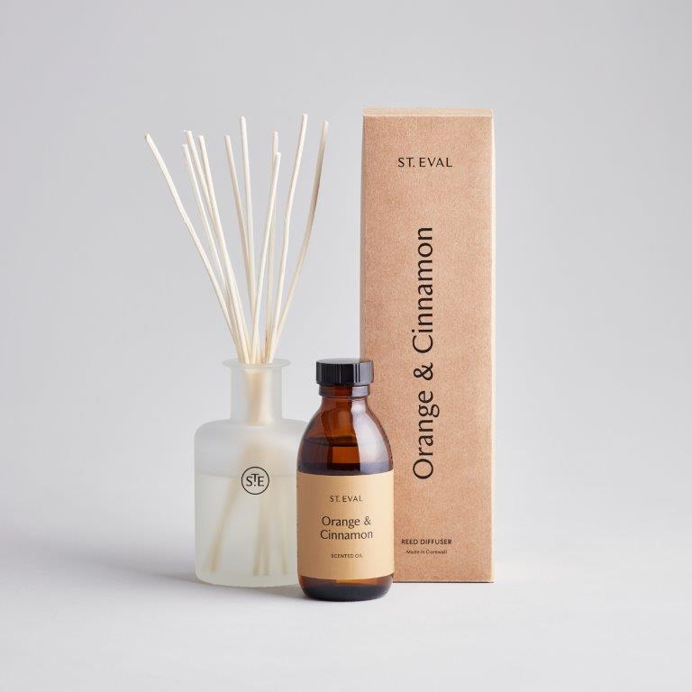 St Eval - Orange & Cinnamon Reed Diffuser