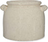 Garden Trading Ravello Ceramic Plant Pot with Handles – White, Indoor Use