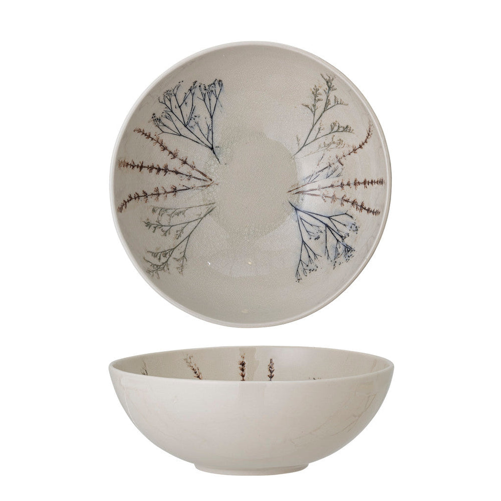 Buy Bloomingville Bea Natural Ceramic Salad Bowl UK – Tatty Goose