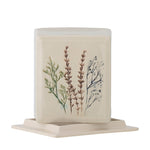 Bloomingville Bea Butter Dish, Natural, Stoneware