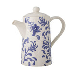 Bloomingville Petunia Cottage Stoneware Teapot, Vintage Blue, 800ml