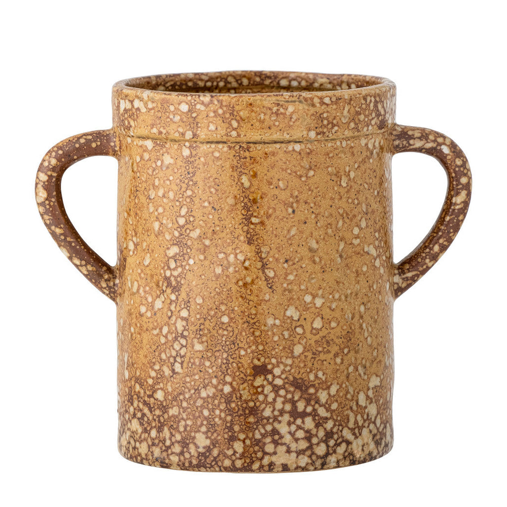 Bloomingville Iwo Brown Stoneware Jar, 1030 ml