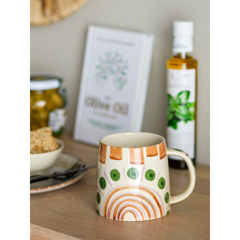 Bloomingville Shama Green Stoneware Mug