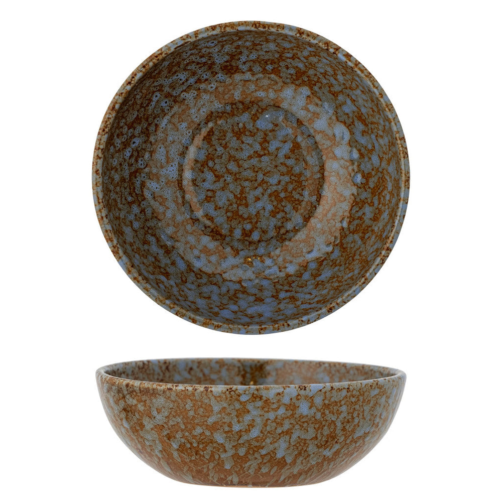 Bloomingville Paula Blue Stoneware Bowl, 16.5 x 5 cm