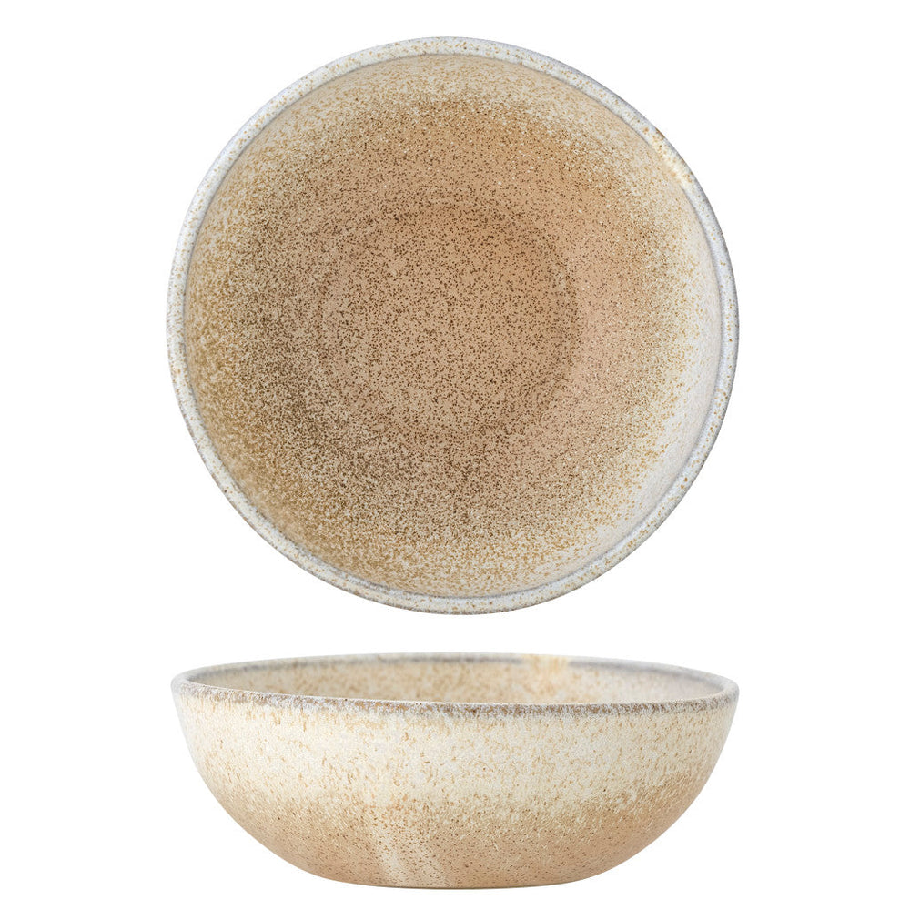 Bloomingville Paula Natural Stoneware Bowl, 16.5 x 5 cm