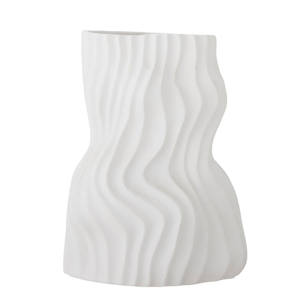 Bloomingville Sahal White Ceramic Vase