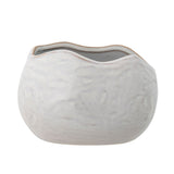 Bloomingville Pennie White Stoneware Flowerpot