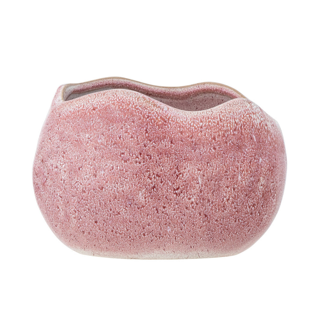 Bloomingville Pink Stoneware Flowerpot