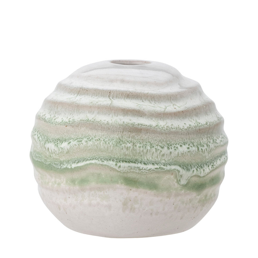 Bloomingville Paula Green Stoneware Candle Holder