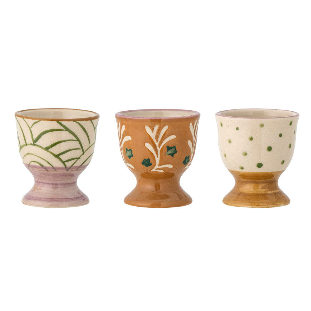 Bloomingville Vincent Ceramic Egg Cups, Set of 3