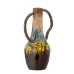 Bloomingville Mahnoor Saffron & Ginger Stoneware Vase