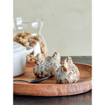 Bloomingville Chicky Brown Stoneware Salt & Pepper Shakers