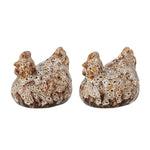 Bloomingville Chicky Brown Stoneware Salt & Pepper Shakers