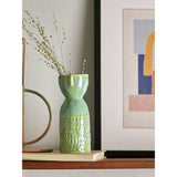 Bloomingville Embla Green Stoneware Vase