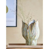 Bloomingville Mahira Green Stoneware Vase