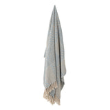 Bloomingville Rodion Light Blue Recycled Cotton Throw