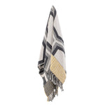 Bloomingville Annli Grey Recycled Cotton Blanket