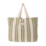 Bloomingville Trina Green Cotton Shopping Bag