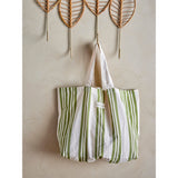 Bloomingville Trina Green Cotton Shopping Bag