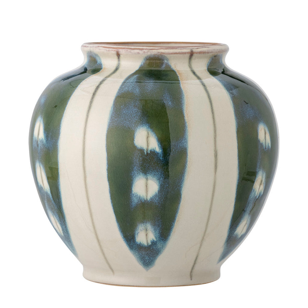 Bloomingville Samiye Green Stoneware Vase