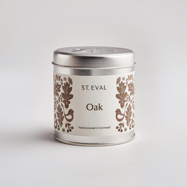 St Eval - Oak Scented Tin Candle