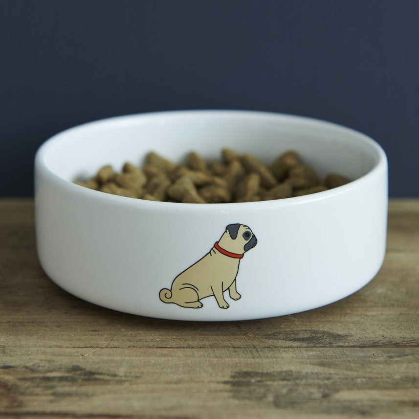 Sweet William - Dog Bowl - Pug