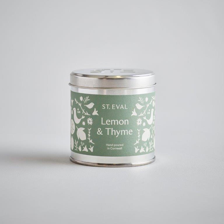 St Eval - Summer Folk Tin Candle Lemon & Thyme