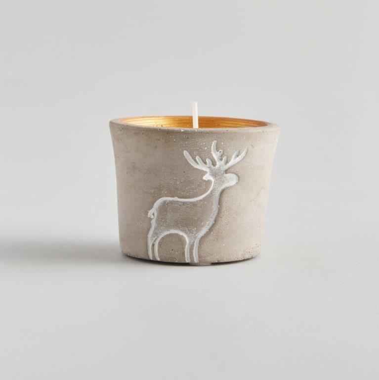 St Eval - Orange & Cinnamon Woodland Reindeer Pot