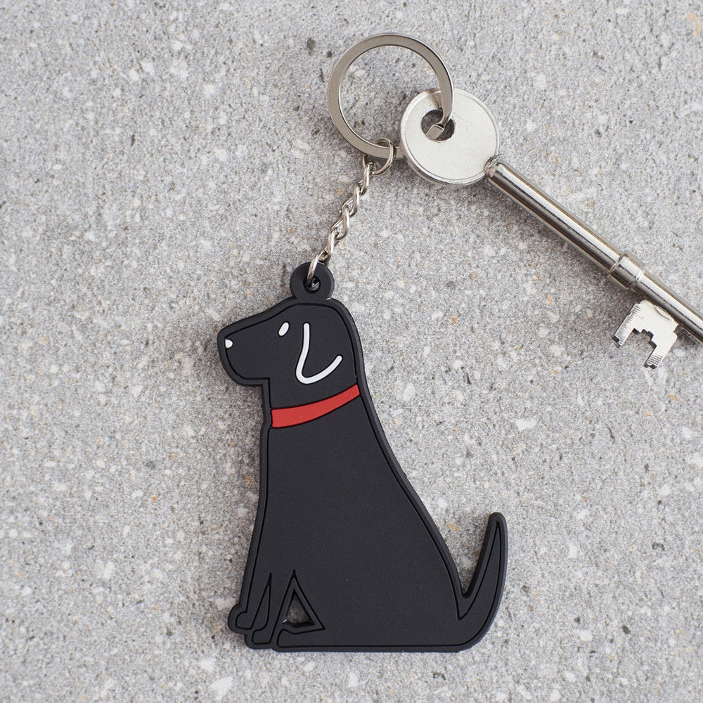 Sweet William - Keyring - Black Labrador