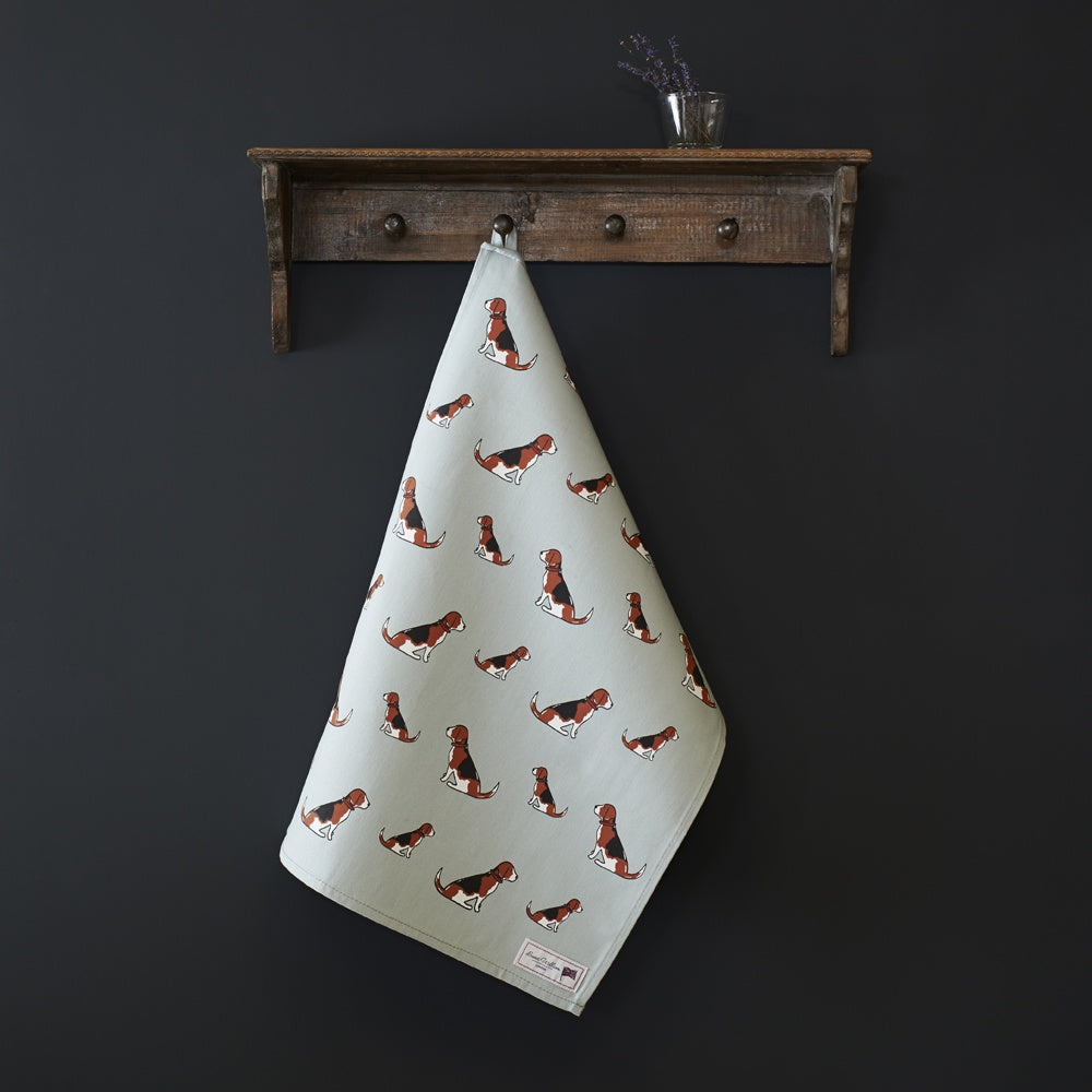 Sweet William - Tea Towel - Beagle