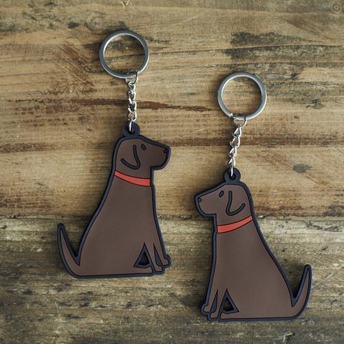 Sweet William - Keyring - Chocolate Labrador