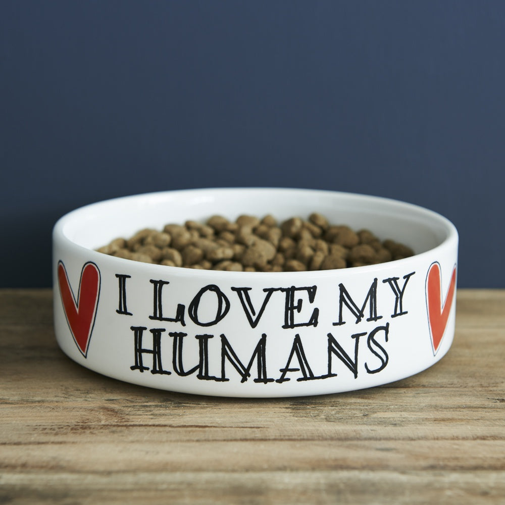 Sweet William - Dog Bowl - I Love my Humans