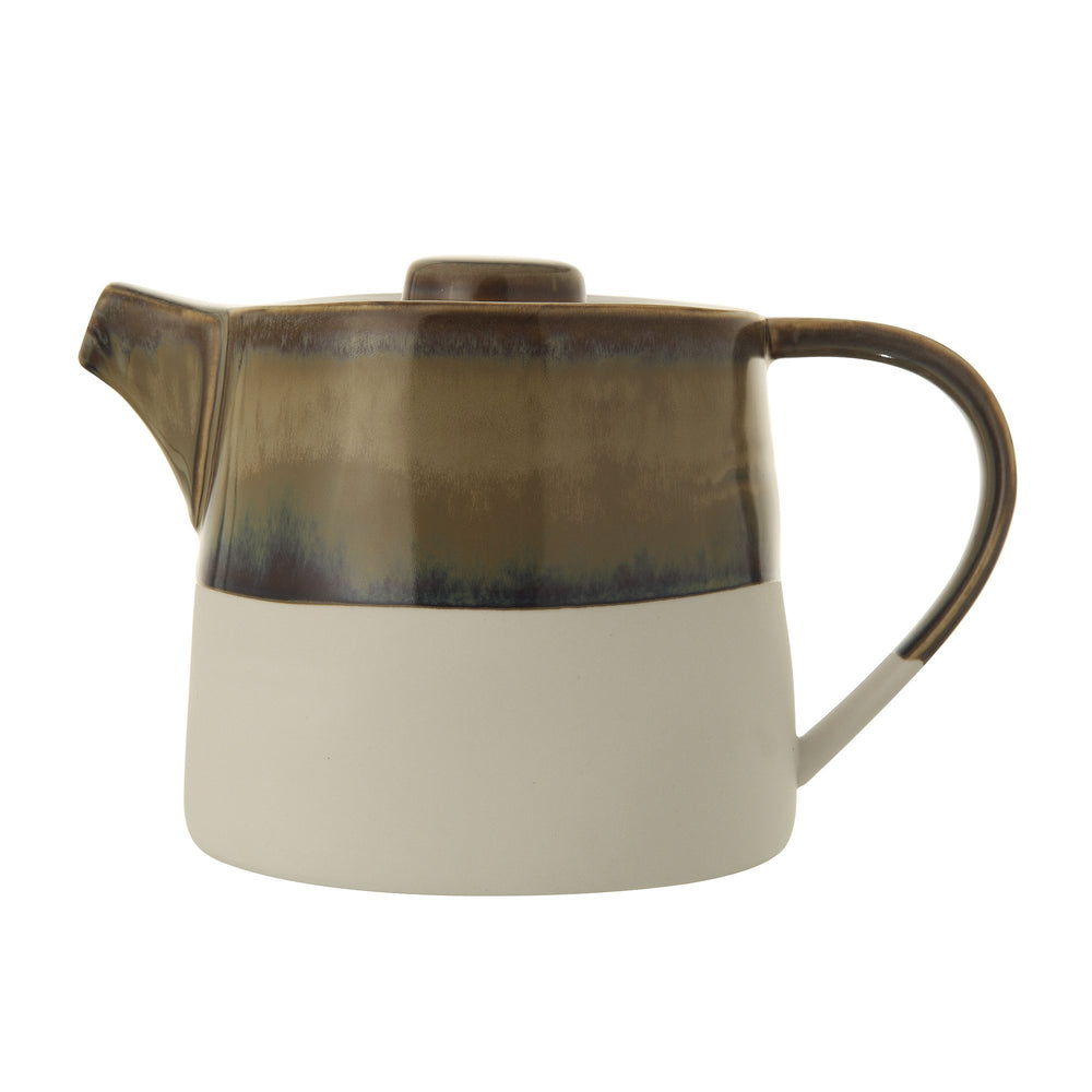 Heather Teapot, Green, Stoneware