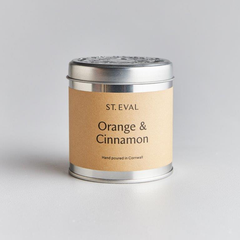 St Eval - Orange & Cinnamon Scented Tin Candle