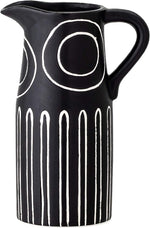 Bloomingville Troy Black Ceramic Vase