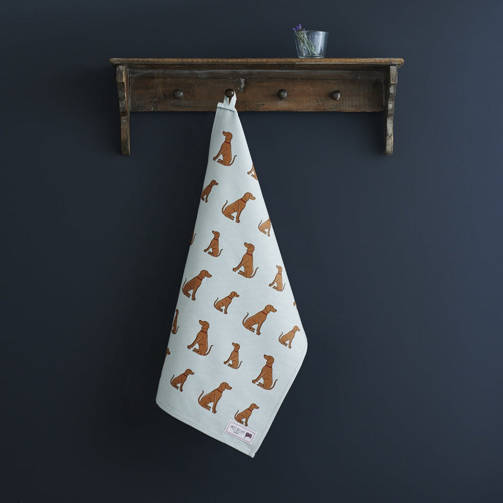 Sweet William - Tea Towel - Vizsla