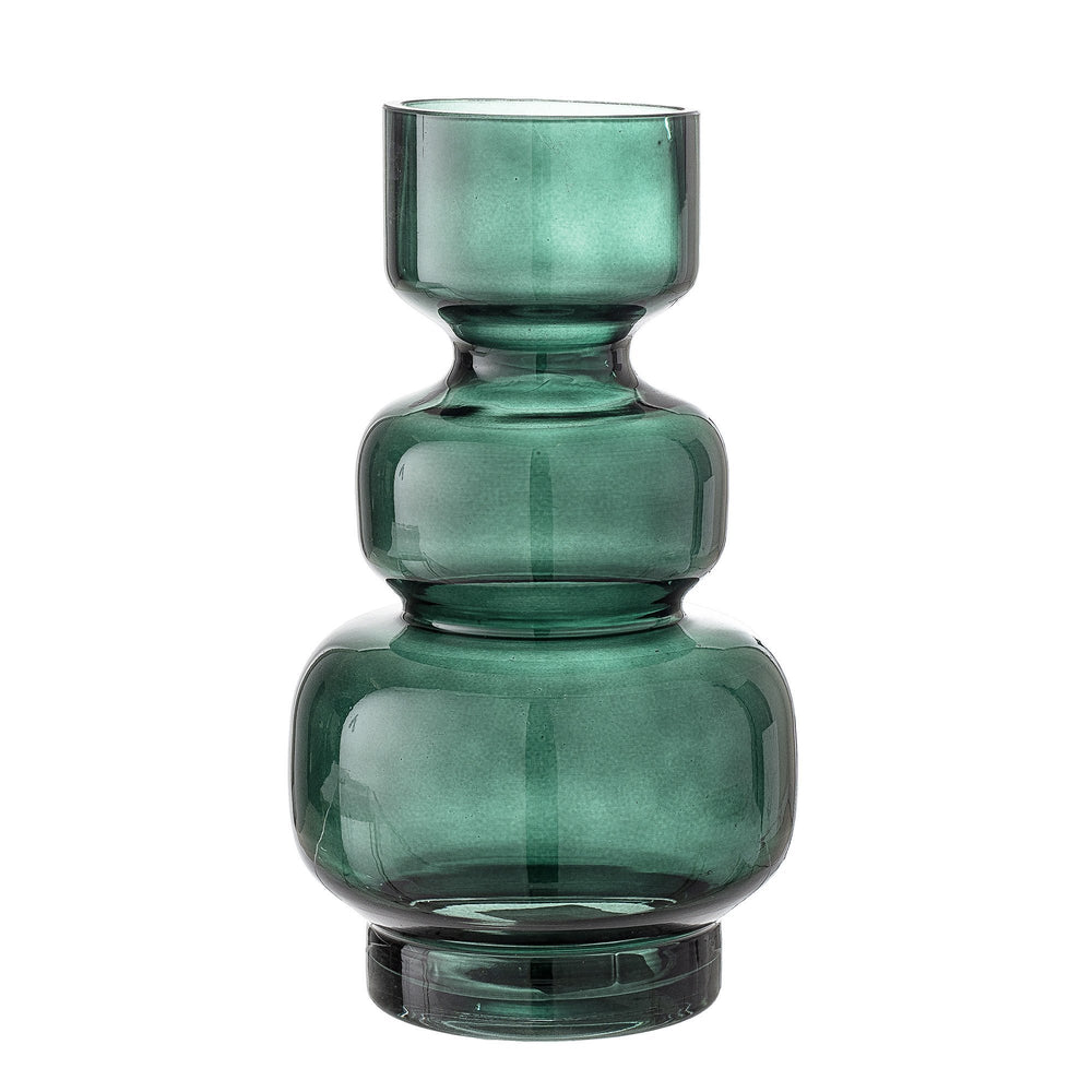 Bloomingville - Johnson Vase, Green, Glass