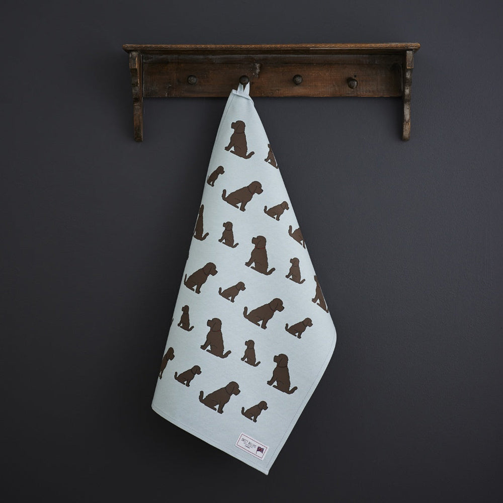 Sweet William - Tea Towel - Chocolate Cockapoo