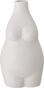 Bloomingville Curvey Body White Vase