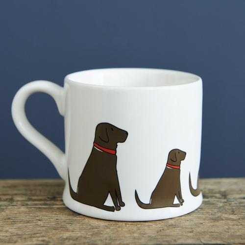 Sweet William - Dog Mug - Chocolate Labrador