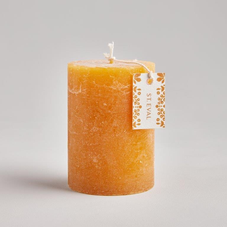 St Eval - Amber Folk Pillar Candle