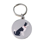 Sweet William Border Collie Dog Id Name Tag
