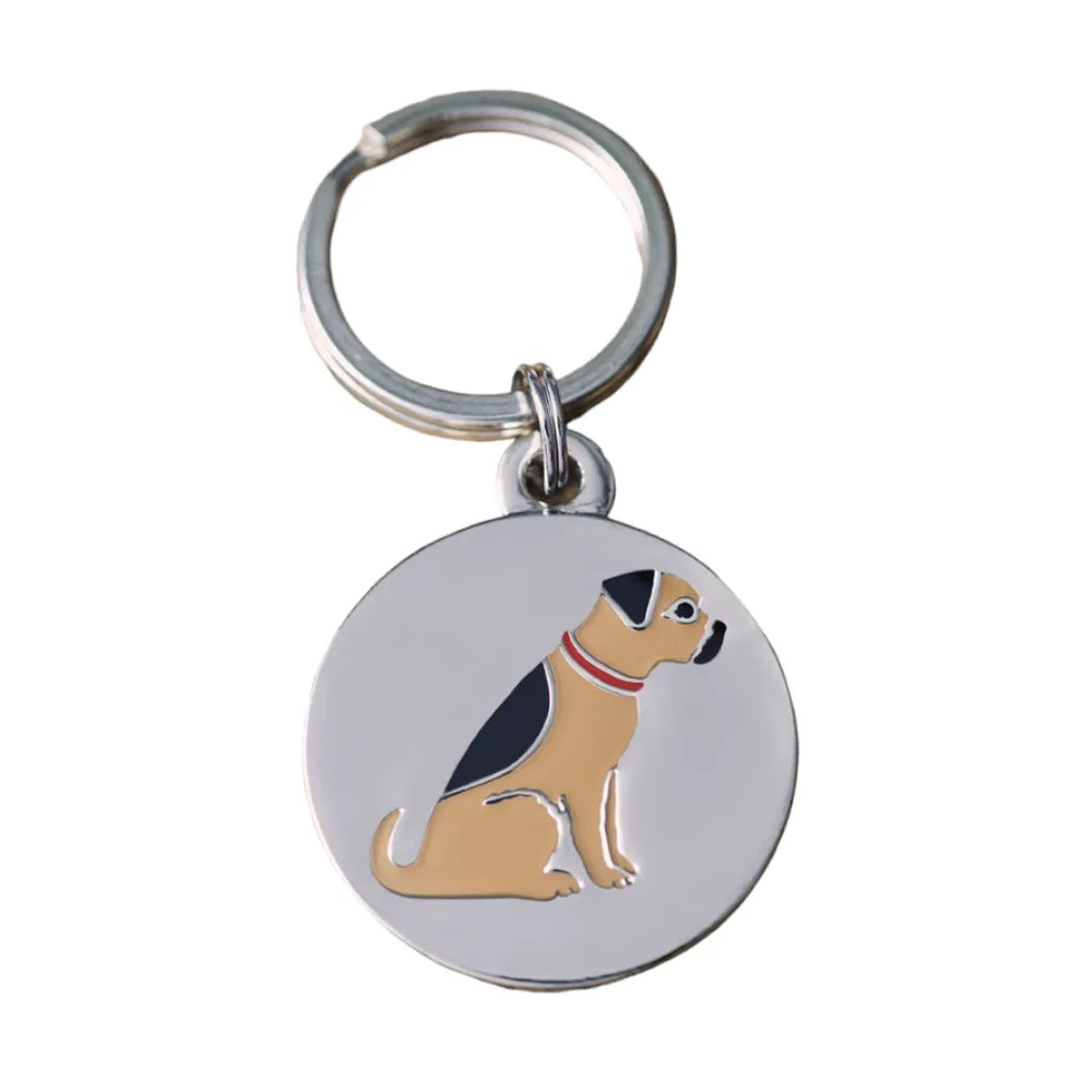 Dog tag border terrier