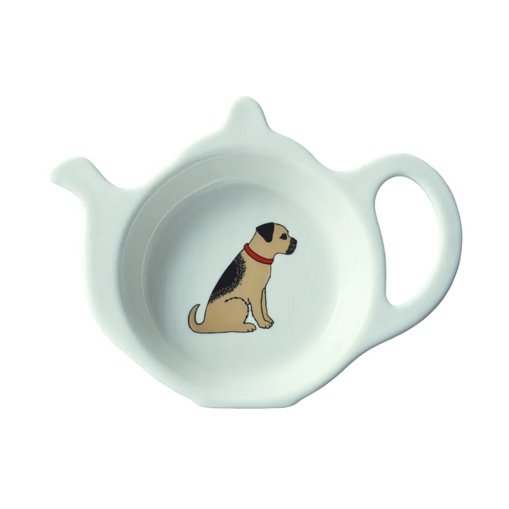Sweet William Border Terrier Teabag Dish