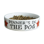 Dog bowl dinners in the dog