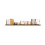 Bloomingville Sanga Tray with Votive, Brown, Glass