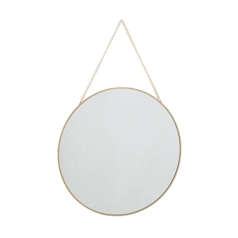 Bloomingville Danish Round Pendant Mirror with Chain